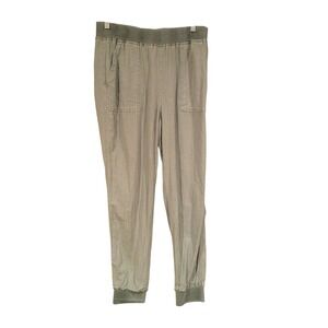 Vanilla Star Jogger Pants Women Medium Green Casual Lounge Lightweight‎ Pockets